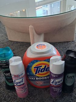 Tide Pods, Lysol Spray & Downy Bundle