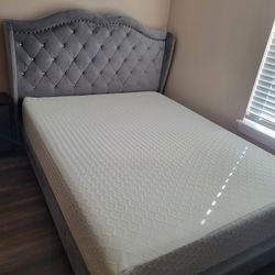 Cama Queen + Colchón Memory Foam 
