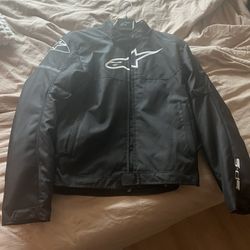 Motorcycle Jacket, Helmet, and Gloves Bundle