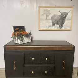 Black and Brown Unique Dresser