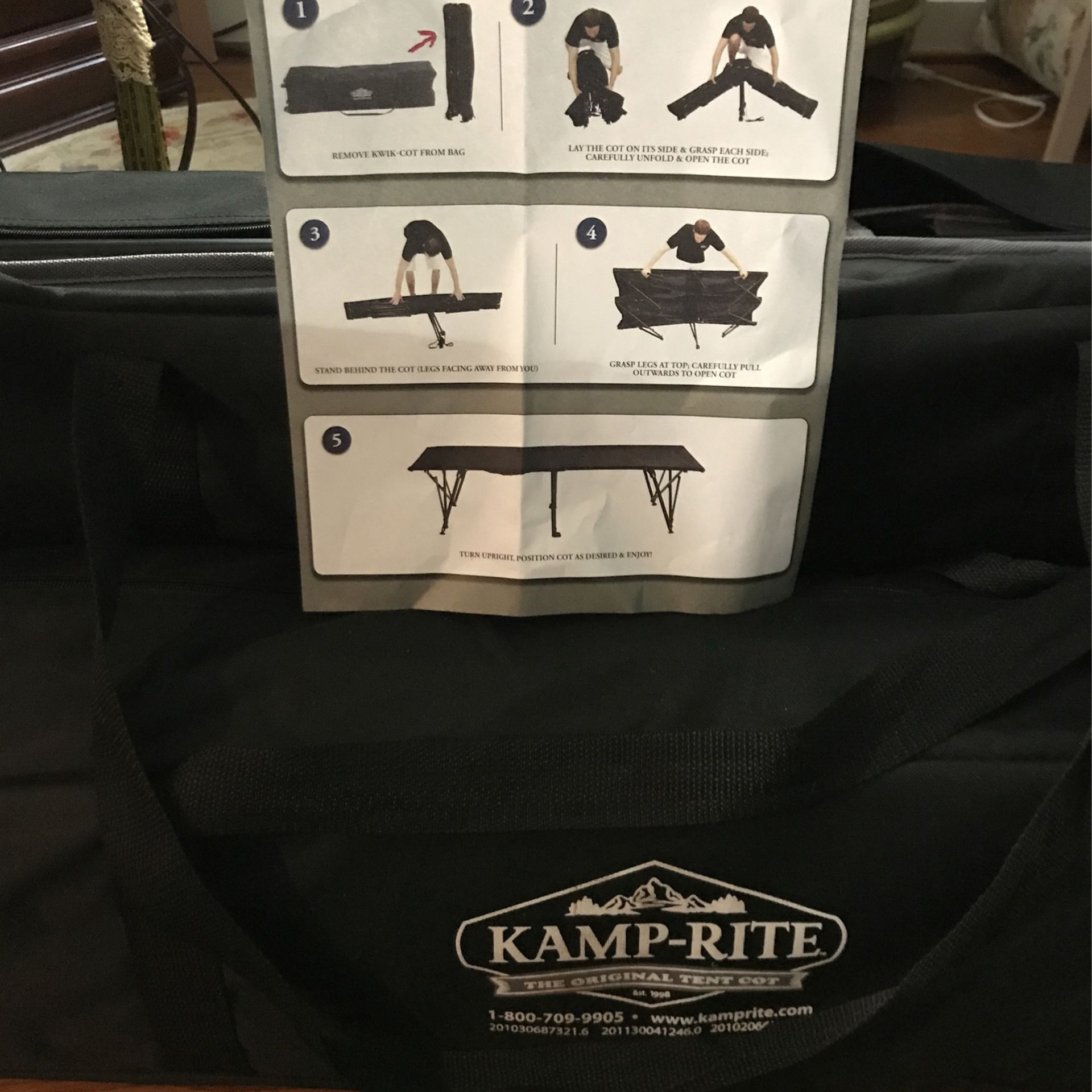 New: Still In The Bag : KAMP-RITEOriginsl TenT COT