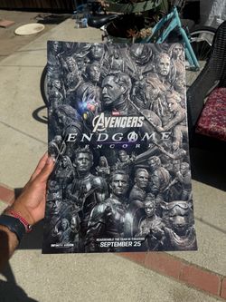 AVENGERS ENDGAME FOIL POSTER