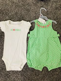 12 Month cute Two piece dress