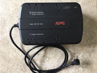 APC Back-UPS ES 550 BE550G 8-Outlet Battery Back Up