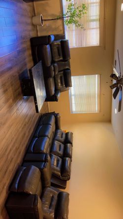 Sofa set with table