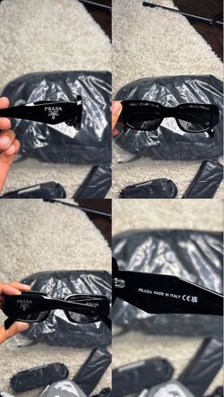 Prada Milano Black Sunglasses Made in Italy