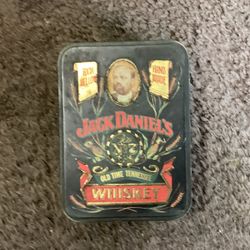 Antique Jack Daniels Metal Tin Box