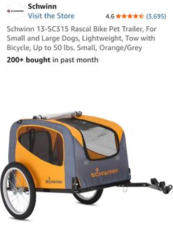 Pet bike trailer / Trailer de bicicleta para mascota Schwinn