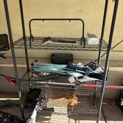 Metal Shelf It Was Built Wrong So One Leg Is Shorter 