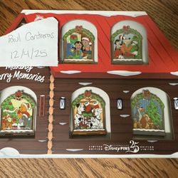 Disney Christmas Pin Set