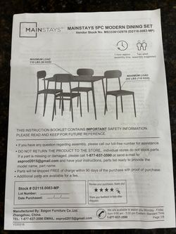 Dining set