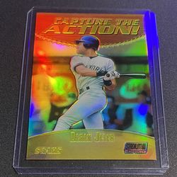 Derek Jeter Capture The Action Refractor