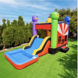 Ninja Kids Jumper And Slide Combo