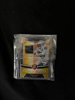 Raiders Josh Jacobs Gold Rush Card