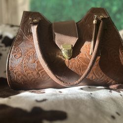 100% Leather Purse Original From Guanajuato 