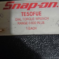Snap-on Precise Torque Wrench 0-600 Ft Lbs