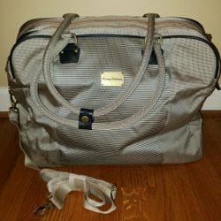 NWOT Tommy Bahama Tan & Black Women's Travel/Weekender Bag