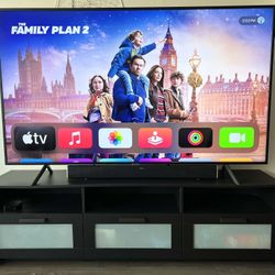 Full Home Entertainment Setup - 75’  TV, Apple TV, TV Stand, Soundbar & Subwoofer (Pickup Only – Glendale, CA)