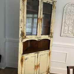 Antique Corner Cabinet Piece 