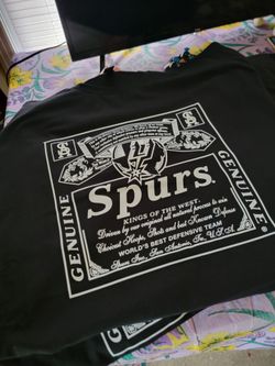 Spurs shirts $25