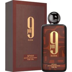 Afnan 9 PM Elixir Extrait de Parfum (3.4 oz) – Brand New & Sealed!