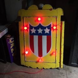 Antique Light Up Carousel Panel