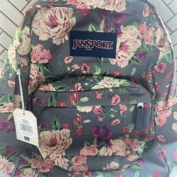 Floral Jansport Backpack 
