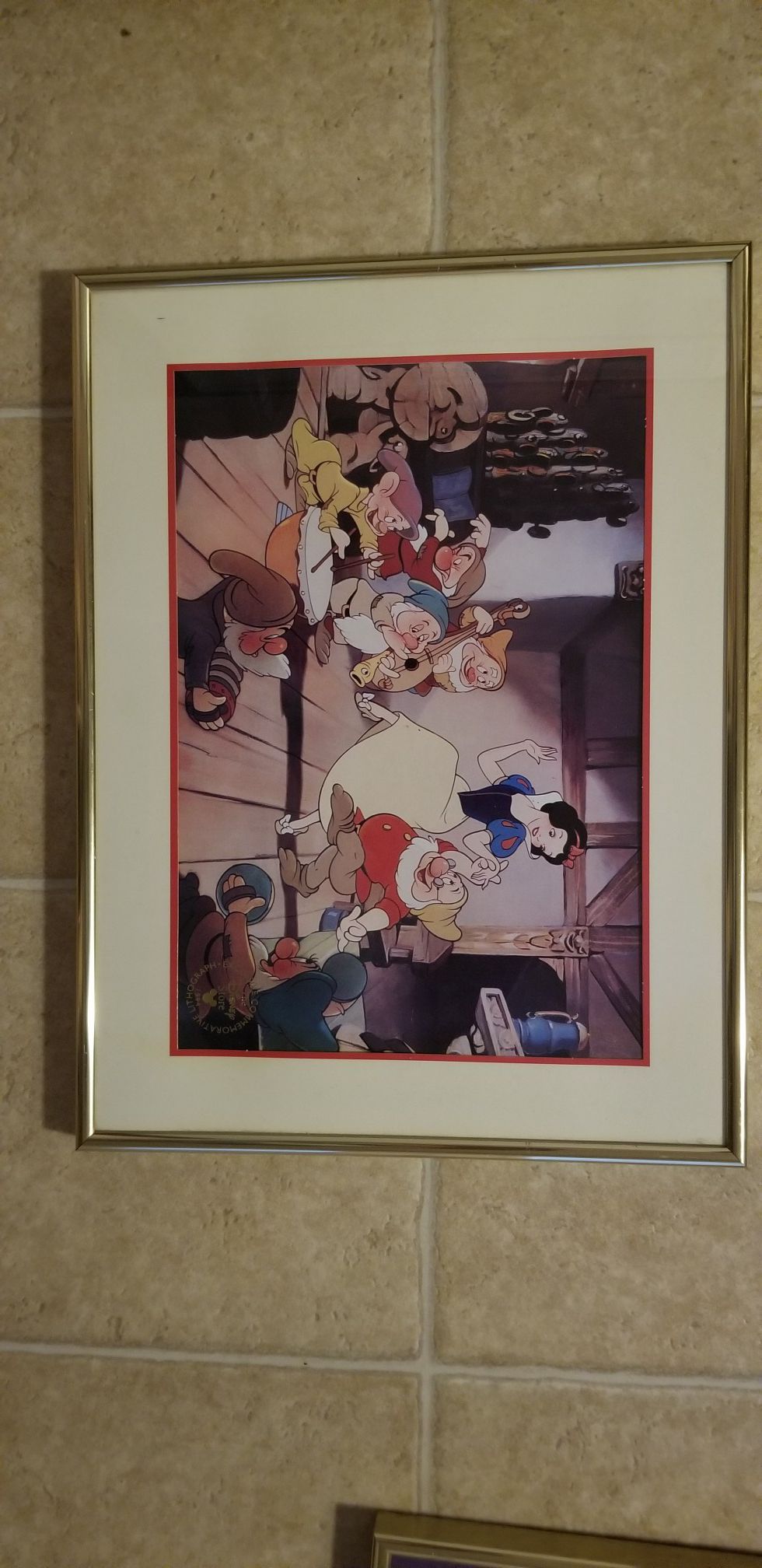 1994 Disney Snow White Exclusive Competitive Lithograph