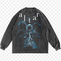 Kehlani Altar Long Sleeve shirt size M grey