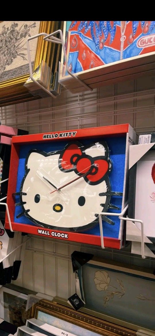 Hello Kitty Wall Clock NEW