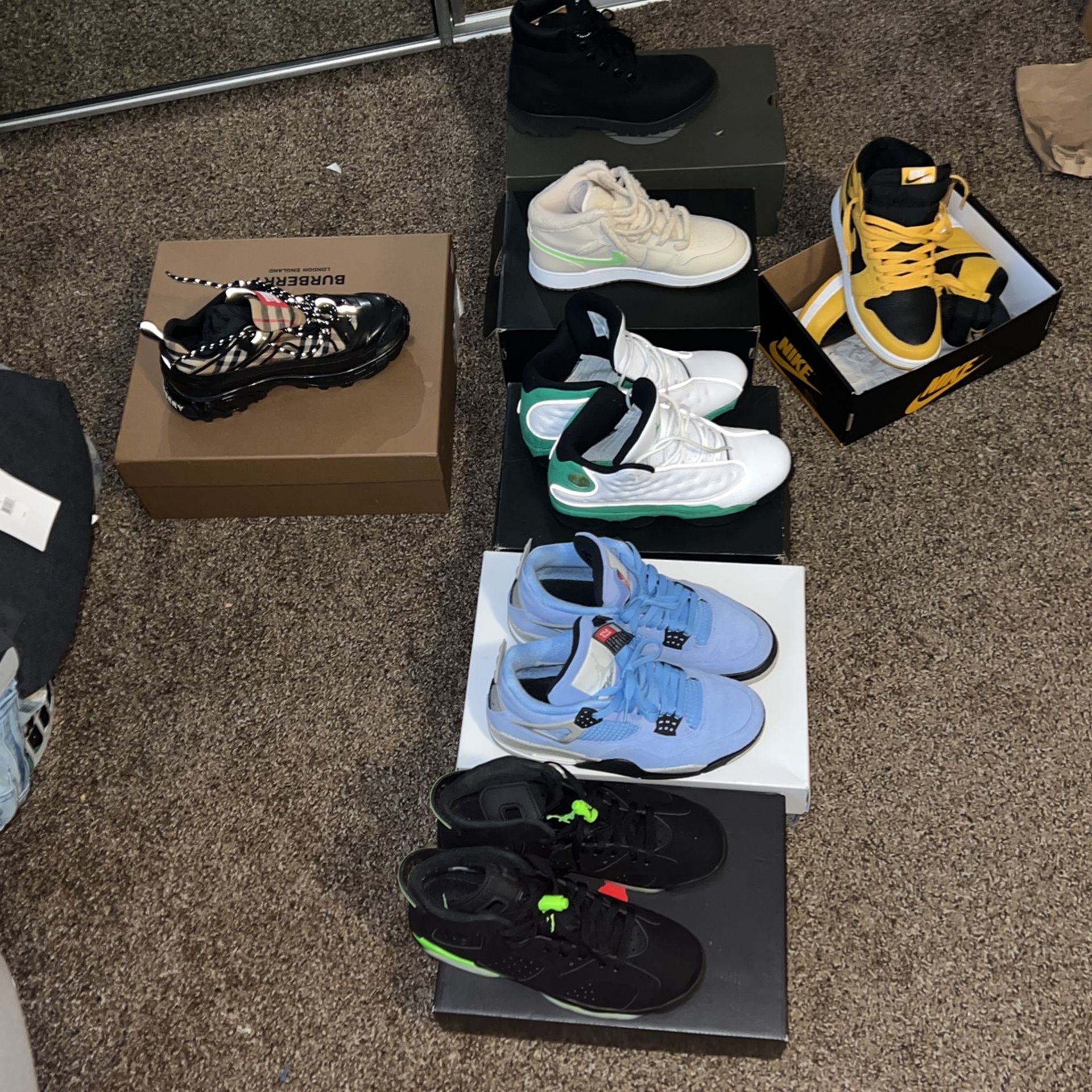 Jordans And Burberry