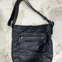 Vintage Coach Legacy 1415 Black Leather