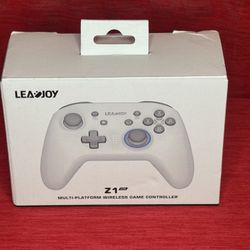Leadjoy Z1 Lite Switch Controller, Wireless Controller Compatible with Switch/PC, Android, iOS, Steam, RGB LED Lightning, Hall Effect Stick, Gyro Axis
