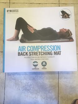 Homedics Air Compression Back Stretching Mat In Box 