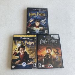 Nintendo GameCube Harry Potter Video Games Lot 