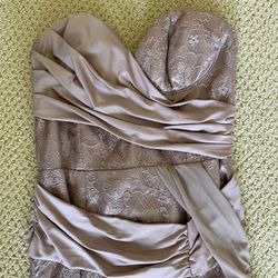 Bebe strapless mini dress  