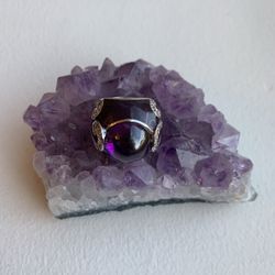 Vintage Amethyst Ring, size 5.5