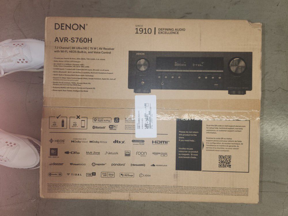 Denon 7.2 Channel A/V Surround Sound Receiver 