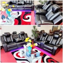 Power Reclining Livingroom Furniture Couches Sectional Sofa 🛋 Only $49 Down