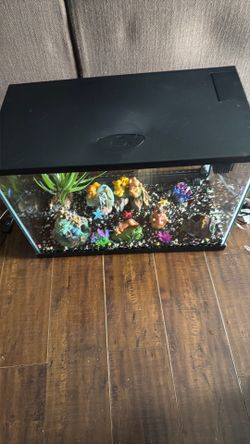 Top Fin® LED Bubble Wall Aquarium Kit fish tank 20 gallons