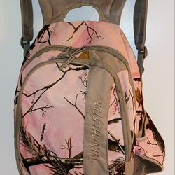 Realtree, Winchester Pro Series Pink Camo Backpack 
