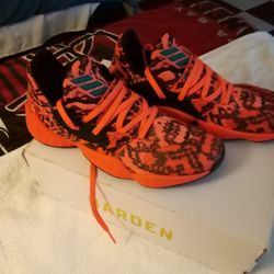 Men's Adidas Harden Vol 4- Signal Coral