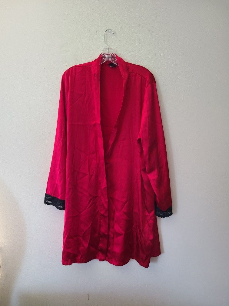 Red Silk Robe