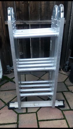 Werner 12 ft. H Aluminum Telescoping Extension Ladder