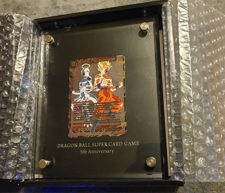 Dragon Ball Super 5th Anniversary Silver Card