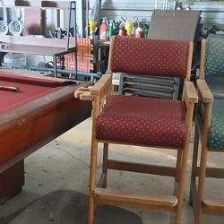 BILLIARDS LOUNGE SETUP ( Table , stools , corner floor cue rack,etc.)
