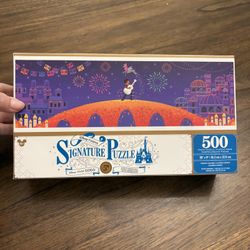  Disney Parks Pixar Coco 5th Anniversary 500 Pc Signature Jigsaw Puzzle NEW