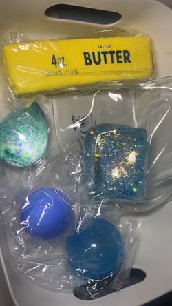 Butter squishy + other squishys blue