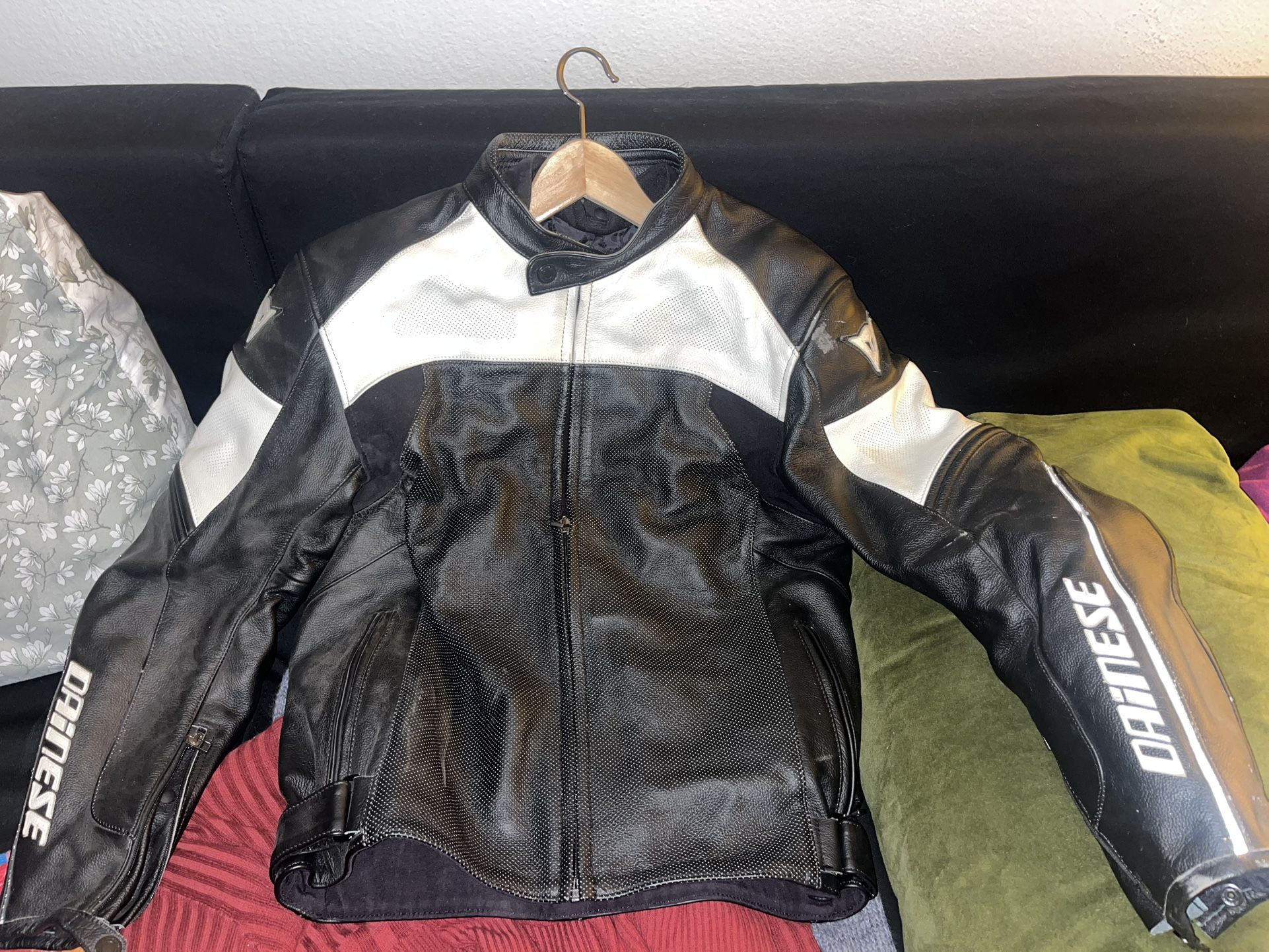 Motorcycle Parts Dainese Zen Evo Perforated Leather Jacket Dainese