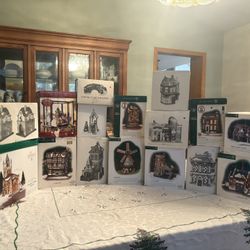 17 Piece Dickens Village Department 56